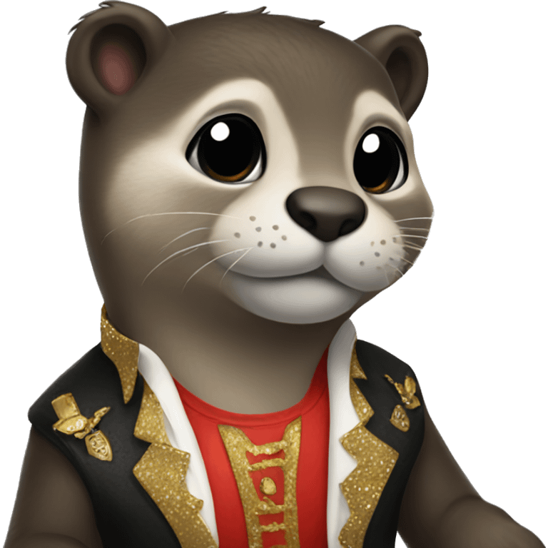 Elvis otter emoji