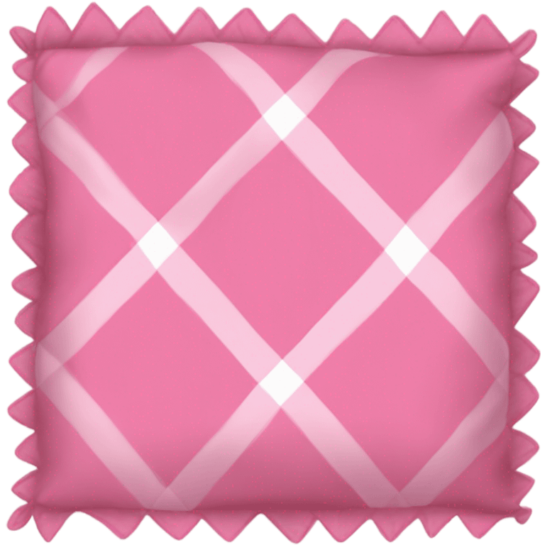 Pink blanket plaid emoji