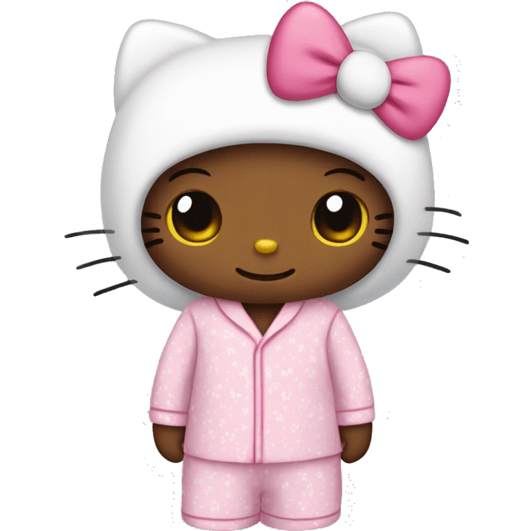 Hello Kitty en pyjama hello kitty  emoji