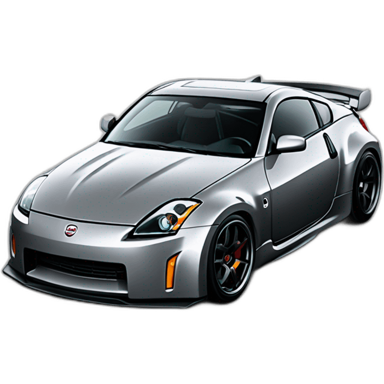 Grey nismo 350z drifting emoji