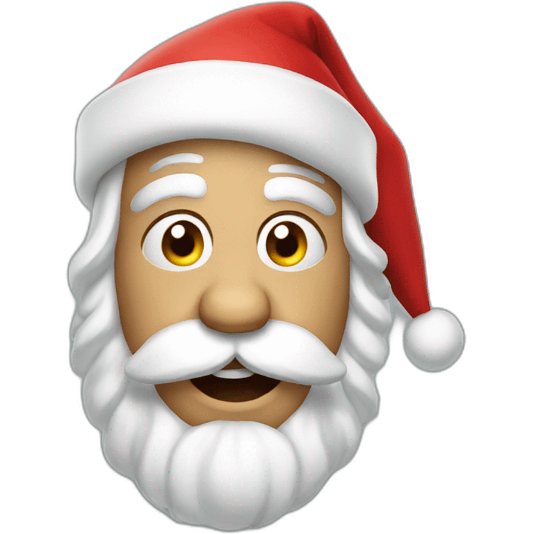 drunk santa emoji