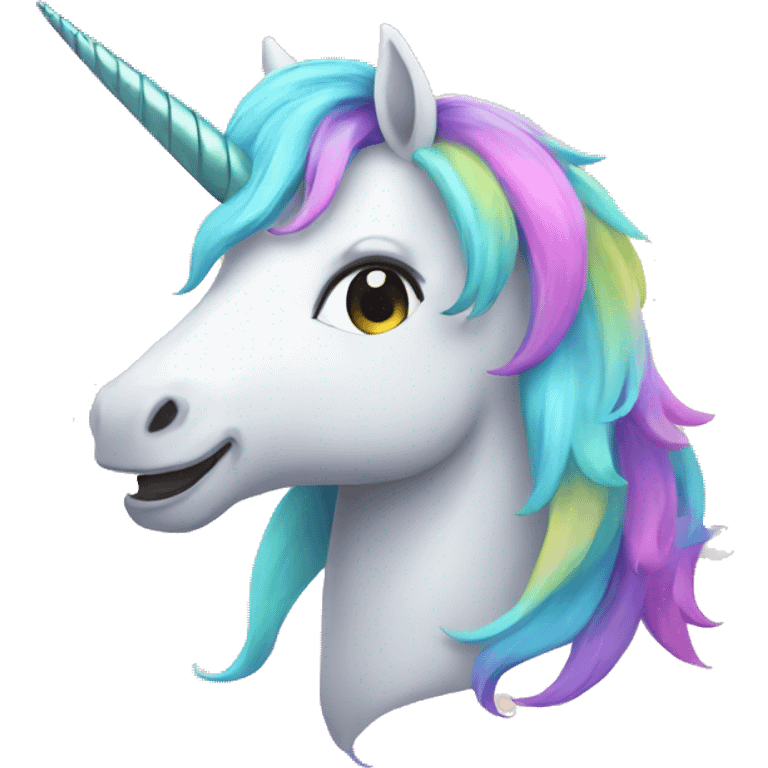 Unicornio feliz emoji