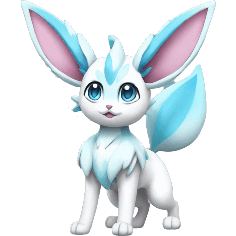 Sylveon-Glaceon full body emoji