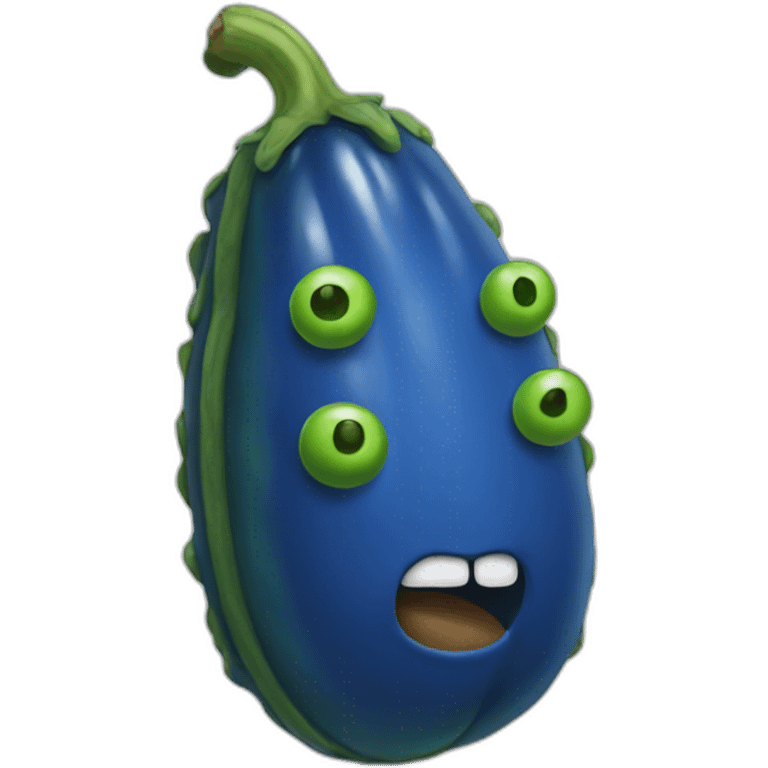 blue-pickle emoji