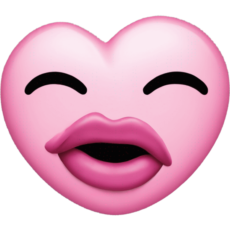 pink kiss mark emoji