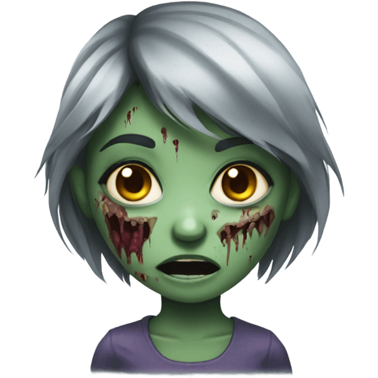 girl zombie emoji