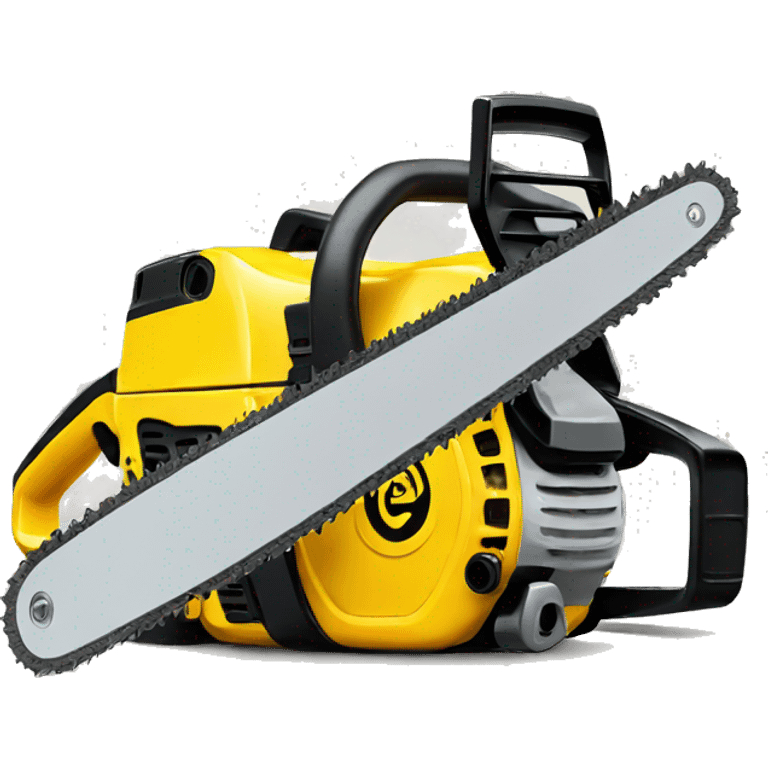 yellow toy chainsaw emoji