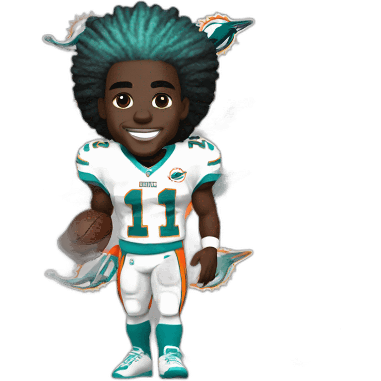 Tyreek Hill Miami Dolphins emoji