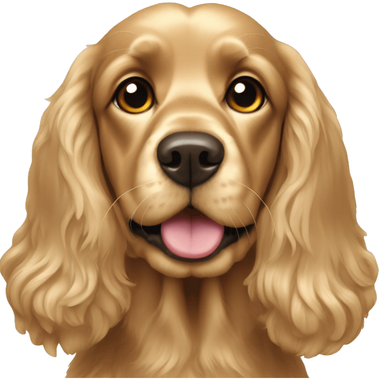 cocker spaniel golden  emoji