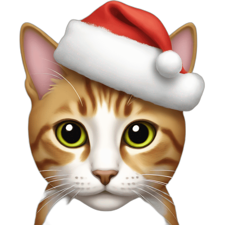 Cat Christmas emoji