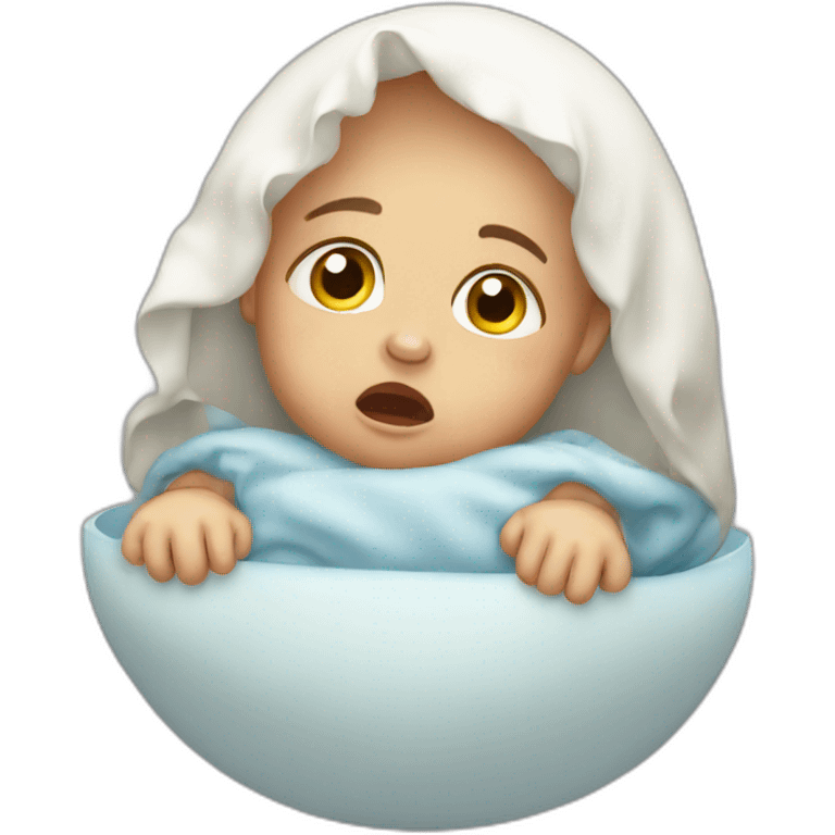 crying baby emoji