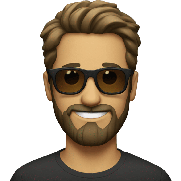 solo smile with beard and sunglasses emoji