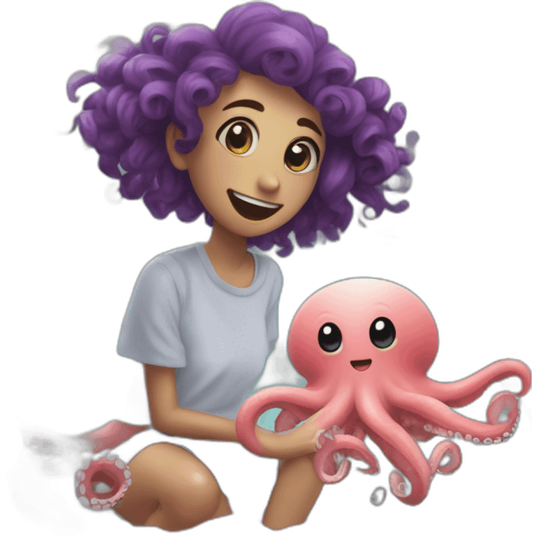 Honestly I'd like smth with more of a fun / chill vibe, got me? Smth like the octopus from val, n don't forget to add my name to the pic, then let's see ma friend emoji