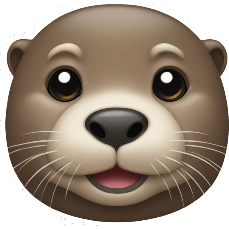 otter face emoji