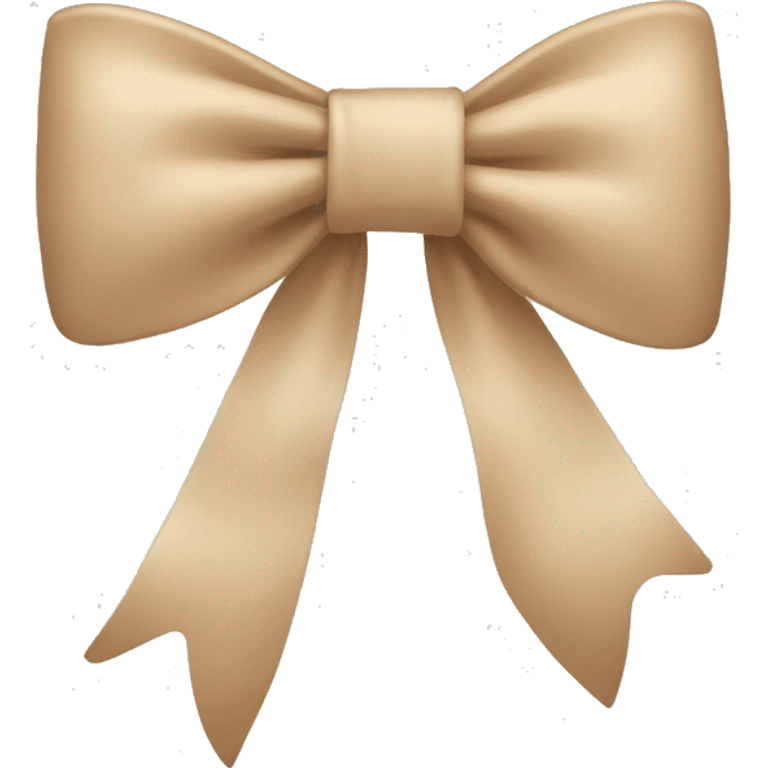 Beige bow  emoji