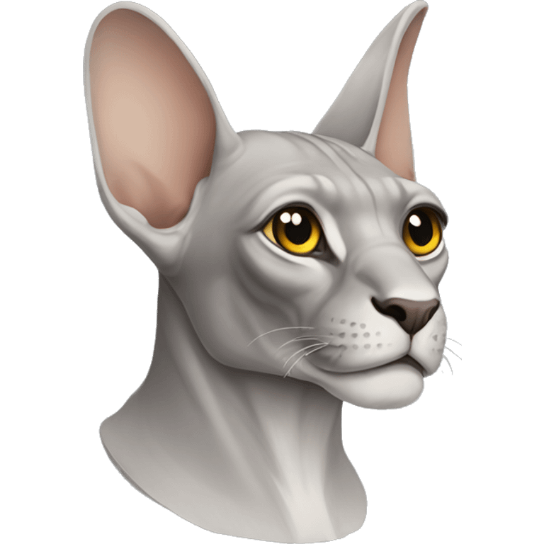 grey sphinx emoji