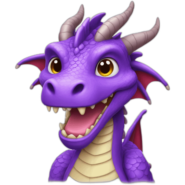 purple dragon emoji