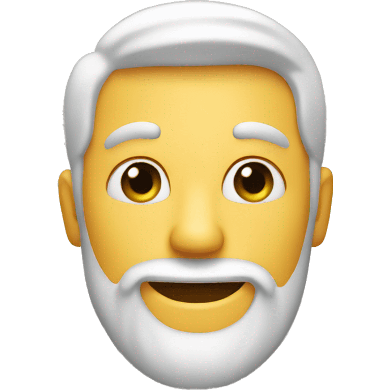 happy face with beard emoji