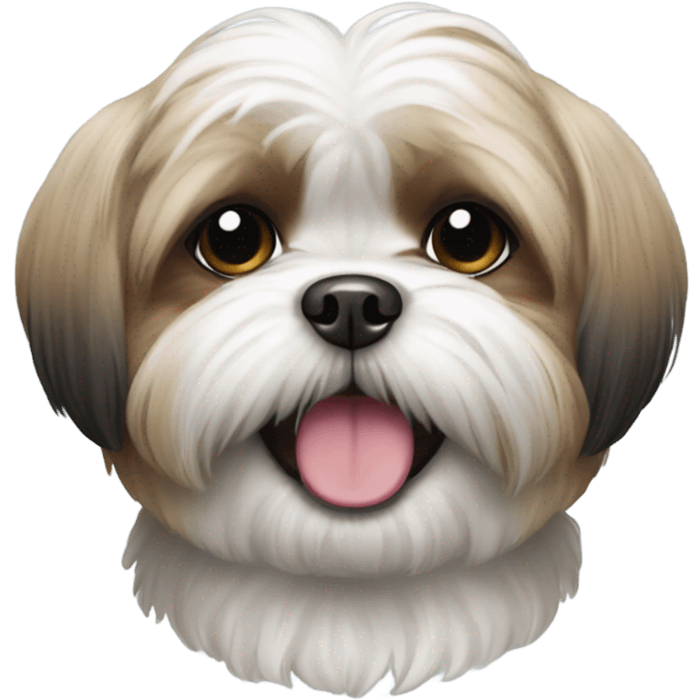 Smiling shih tzu  emoji