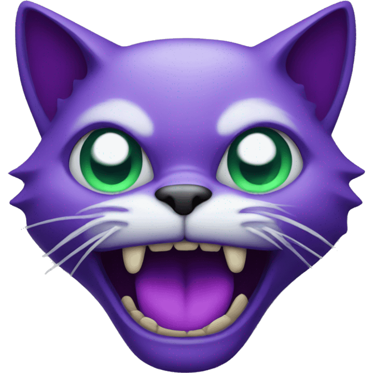 purple evil cat emoji