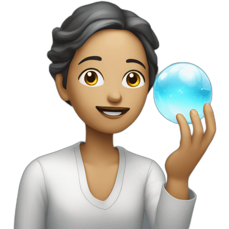 vanga-predicting-the-future-with-crystal-ball emoji