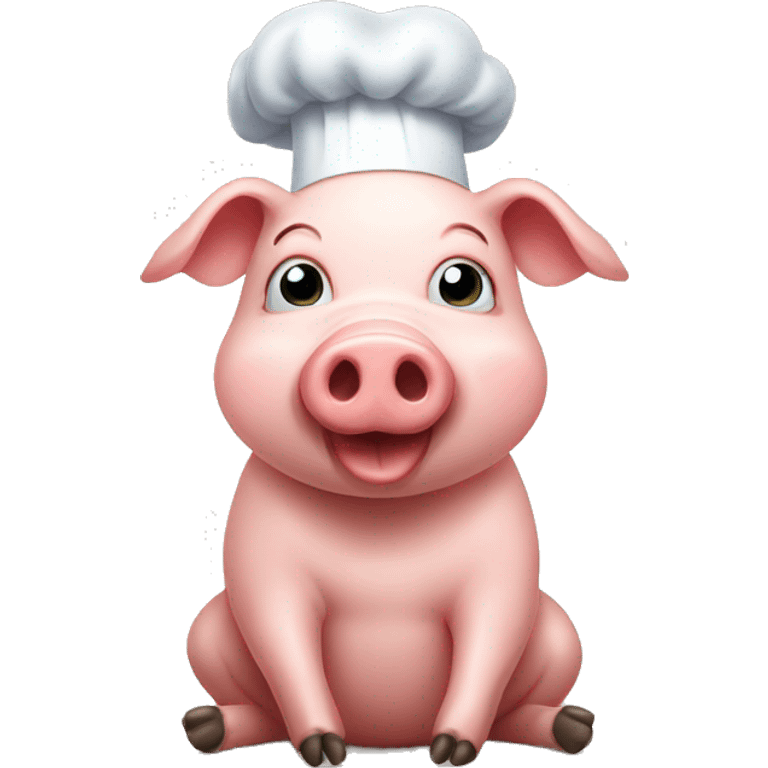 cute cooked pig emoji