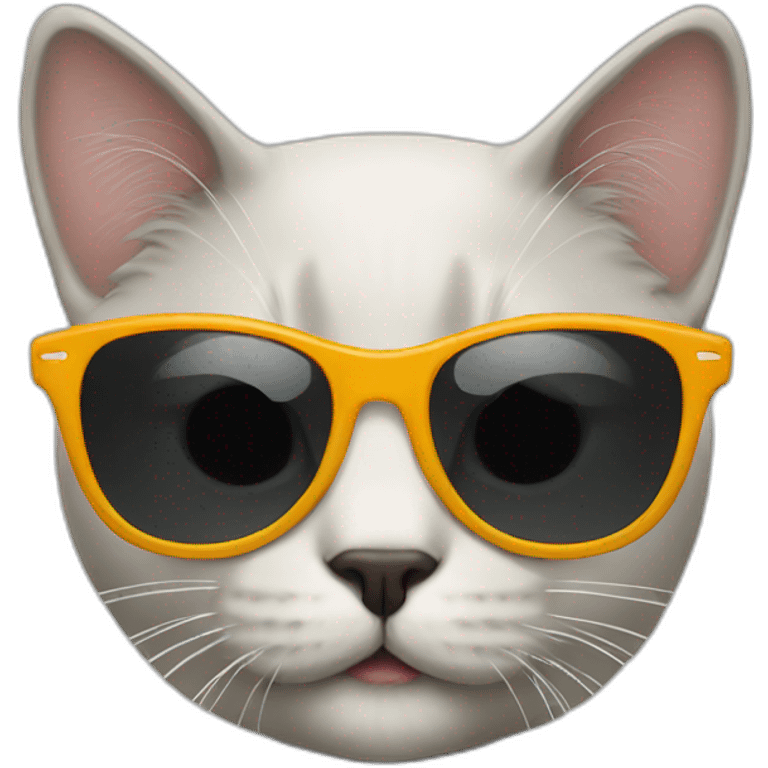 Cat wearing sunglass emoji