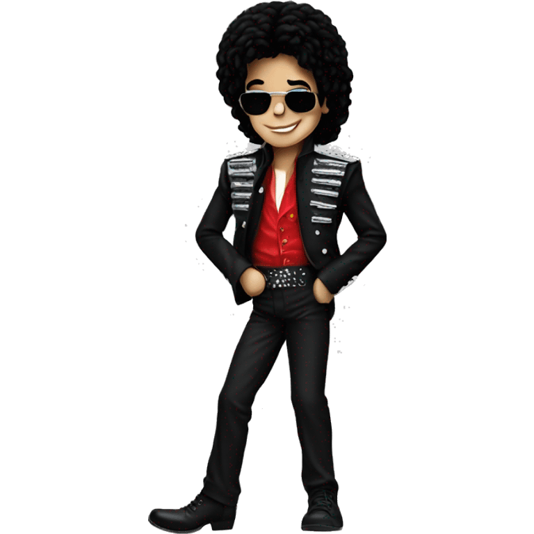 Michael Jackson leaning emoji