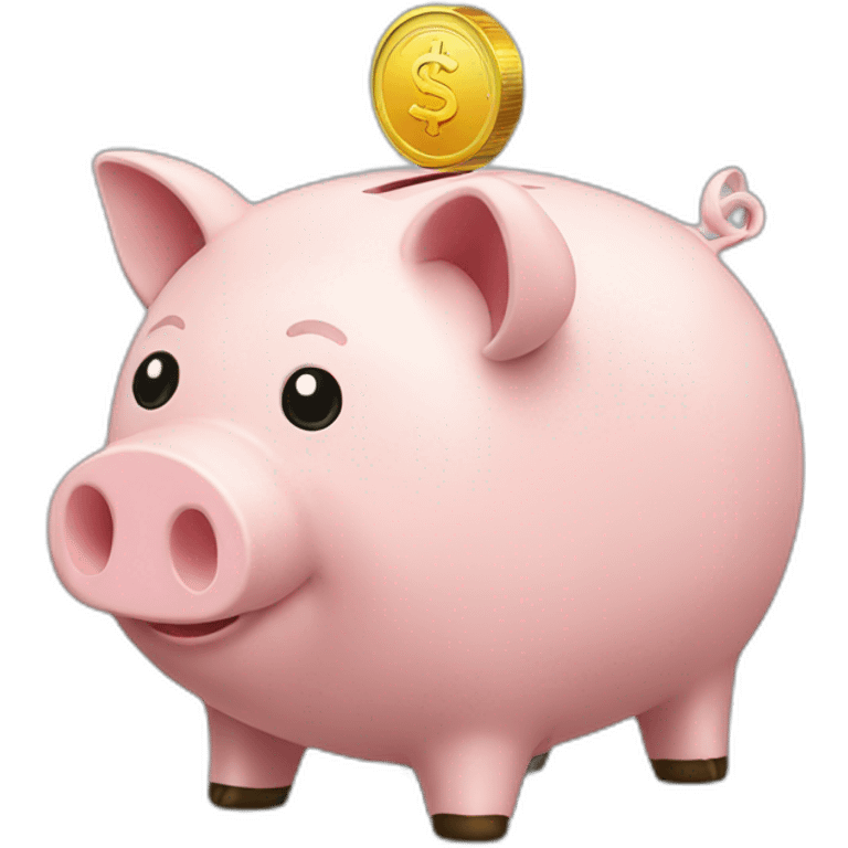 money box pig emoji