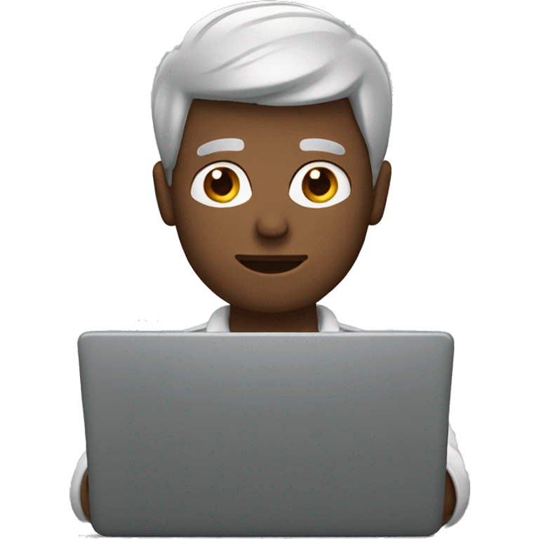 man on laptop emoji