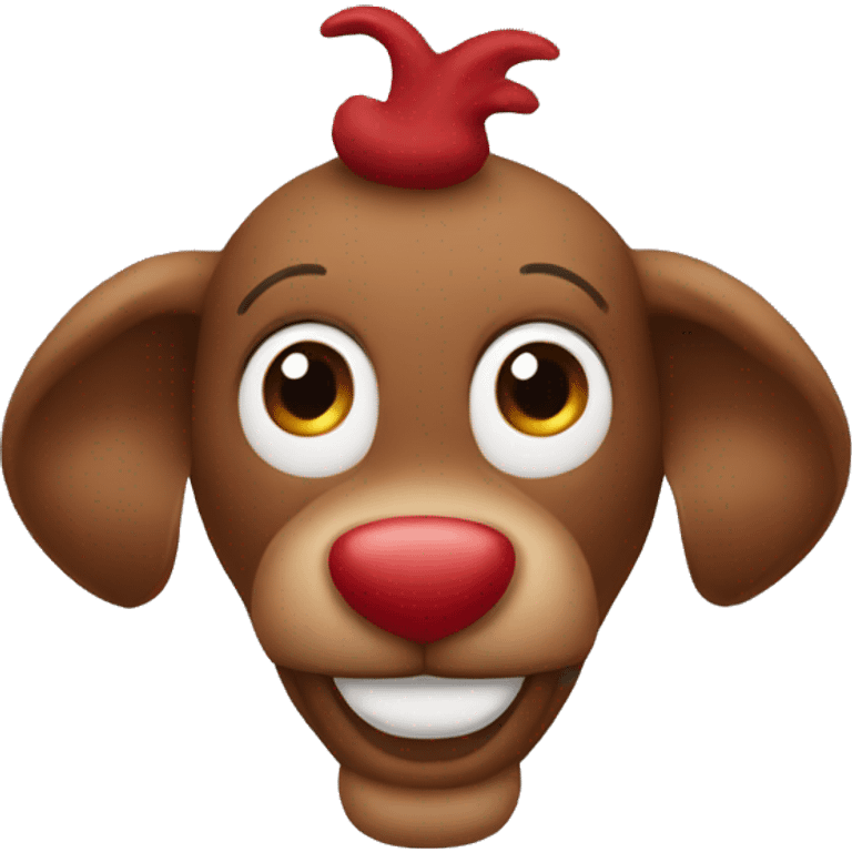 red nose reins emoji