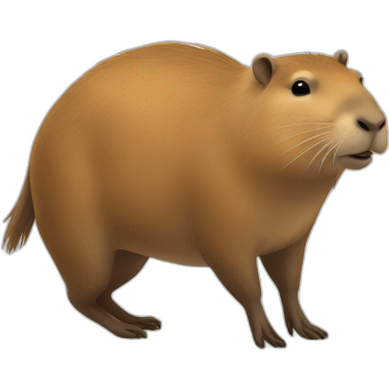 Capybara debout emoji