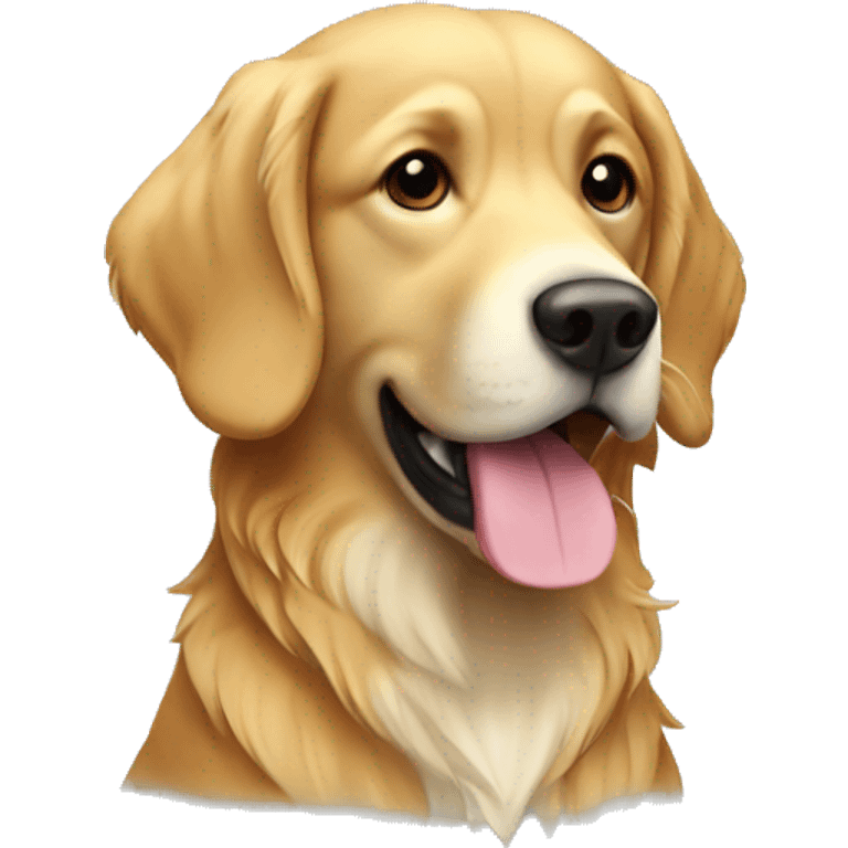 goalden retriever chilling emoji