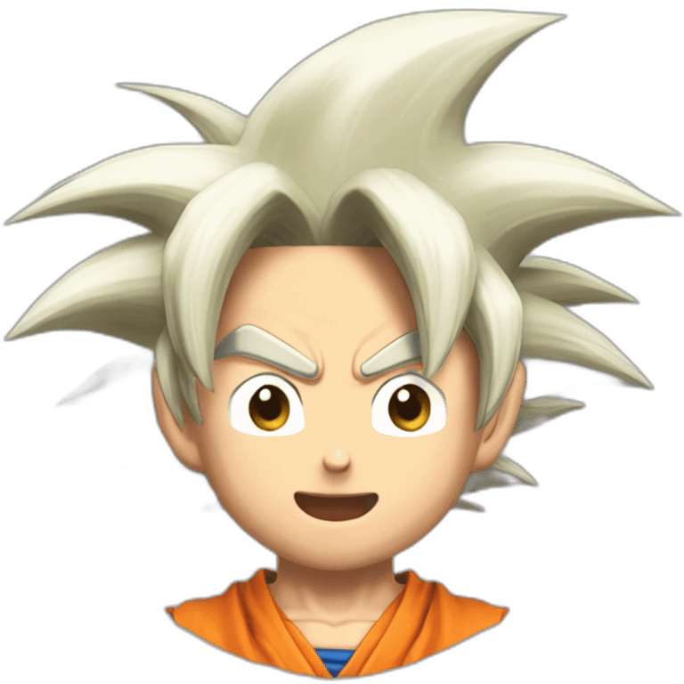 Goku-tête-rigole-de-joie emoji