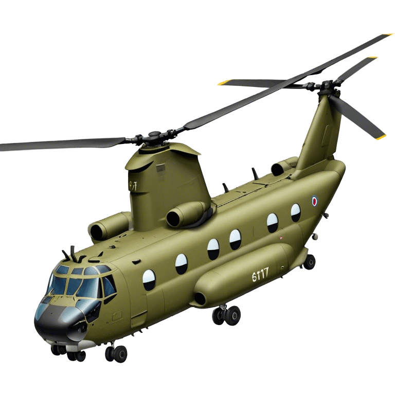 CH-47 Chinook Helicopter - boeing emoji