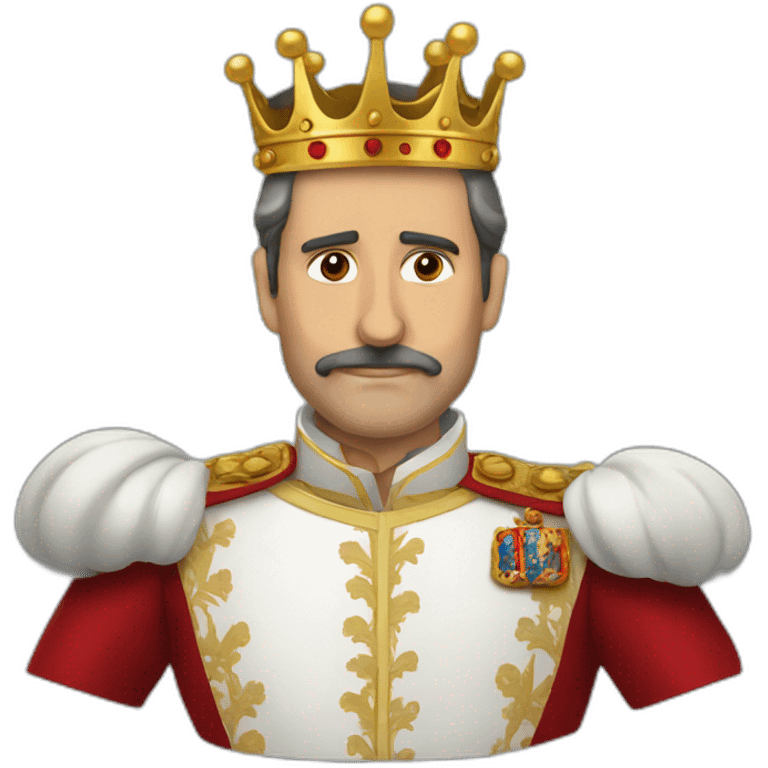 king of spain headless emoji