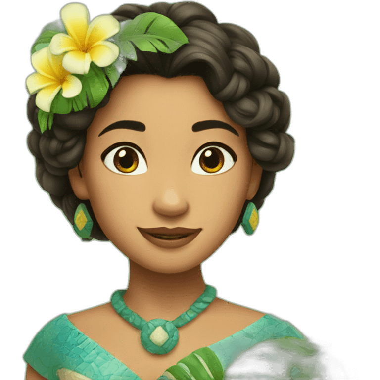 Princesse Vaiana emoji