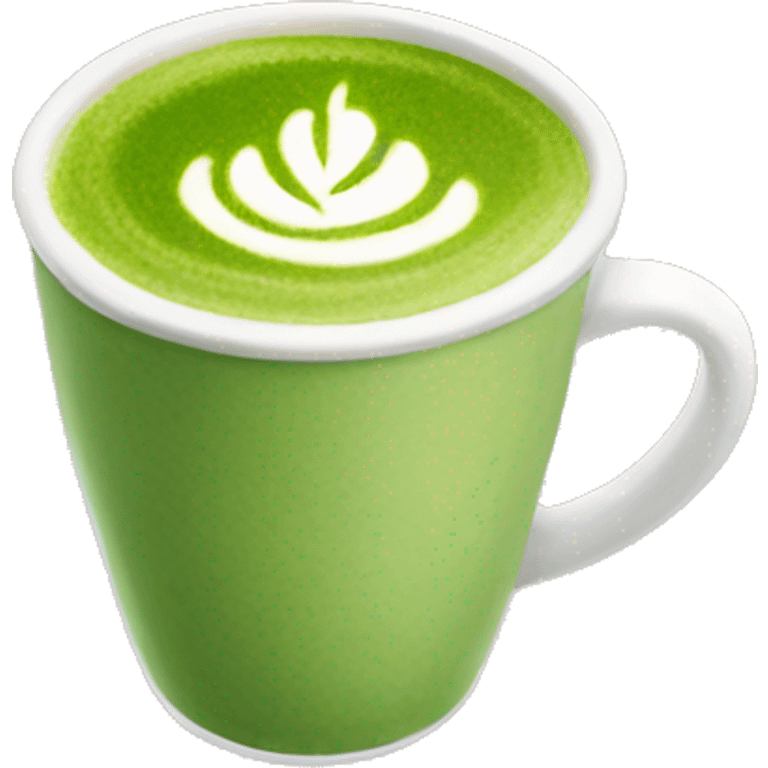 Matcha latte emoji