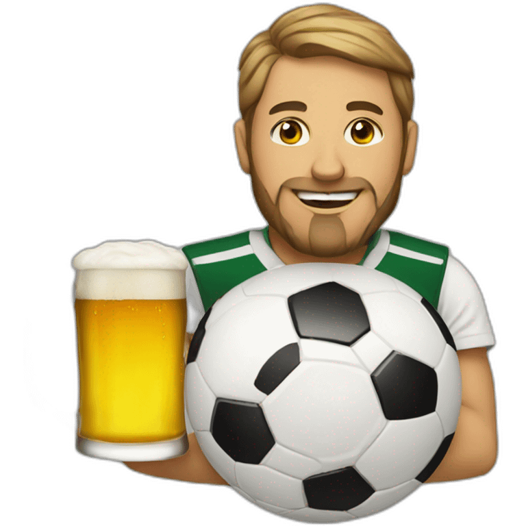 soccer+beer emoji