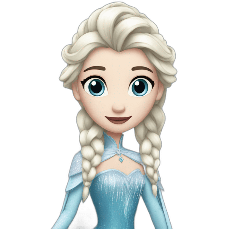 Frozen queen emoji