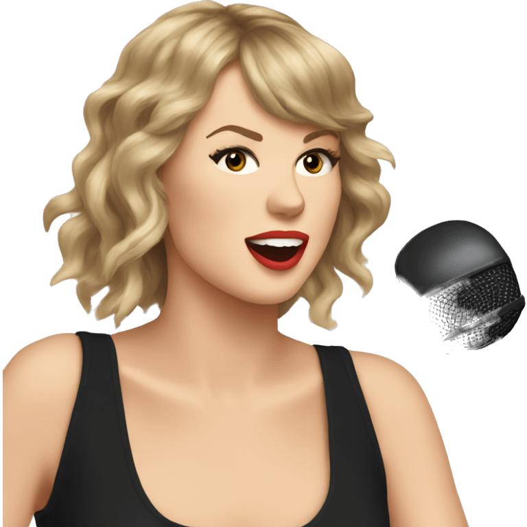 taylor swift singing emoji