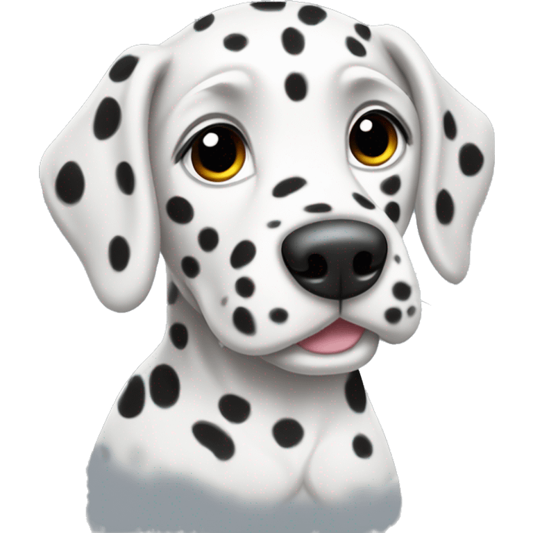 rainbow dalmatian puppy emoji