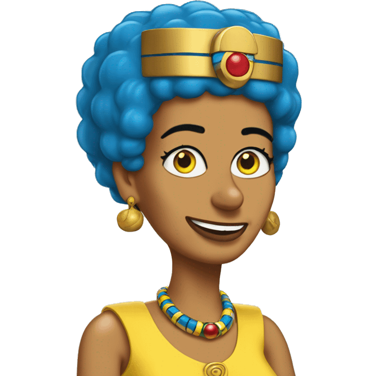 Egyptian marge simpson emoji