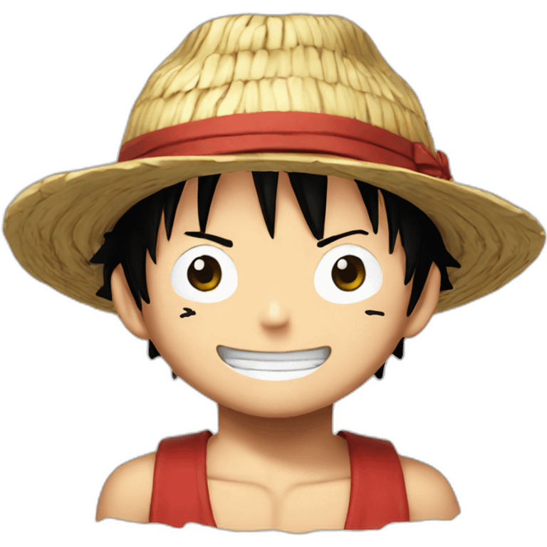 One Piece Luffy emoji