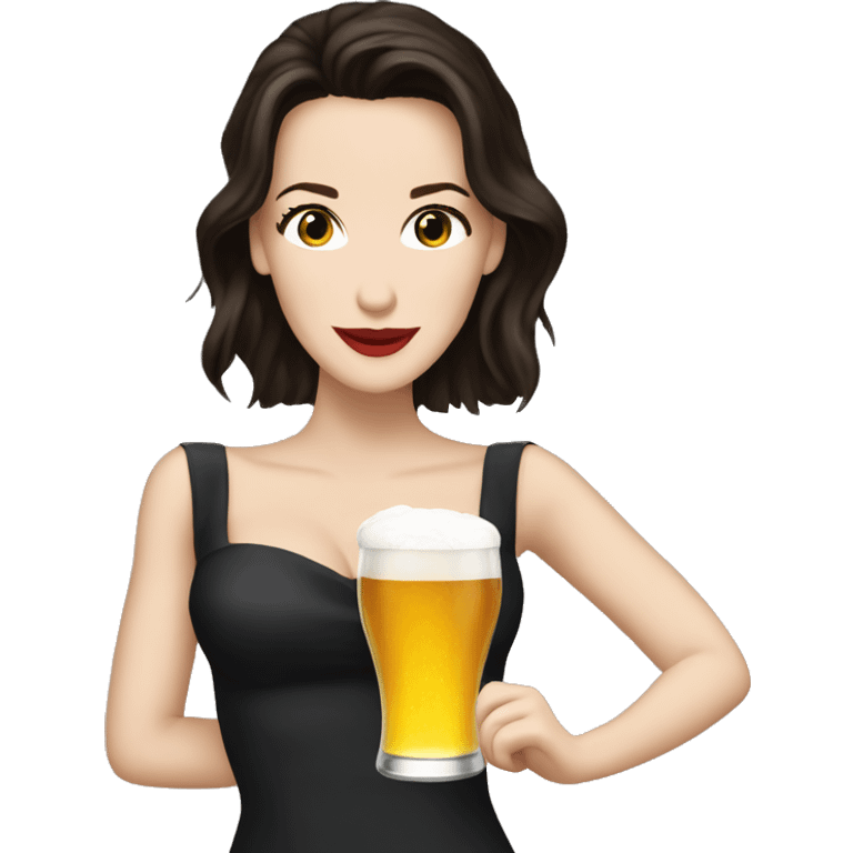 Natalia Oreiro drink beer emoji