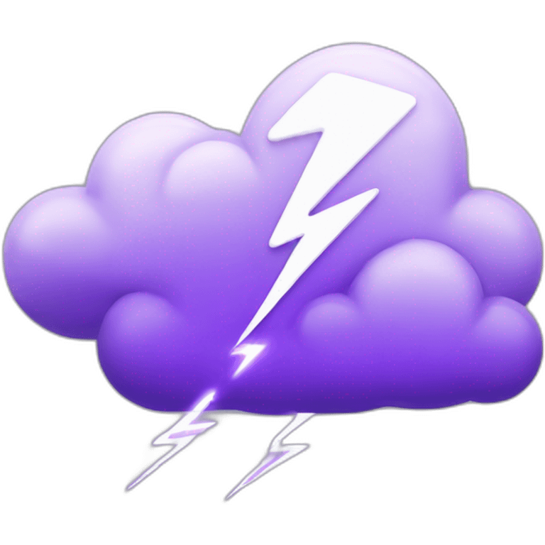 cloud, lightning, purple, the word "Static" emoji