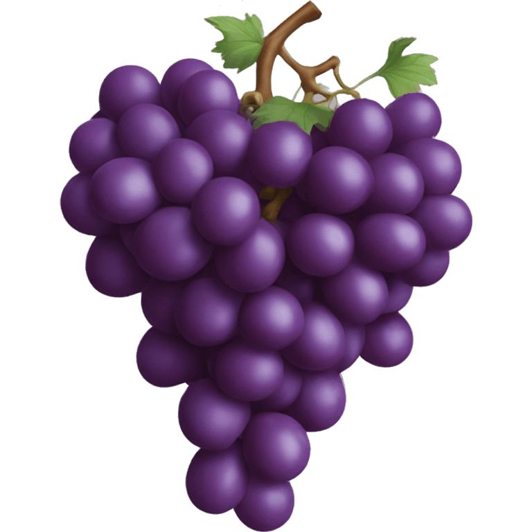 3D Grapes emoji  emoji