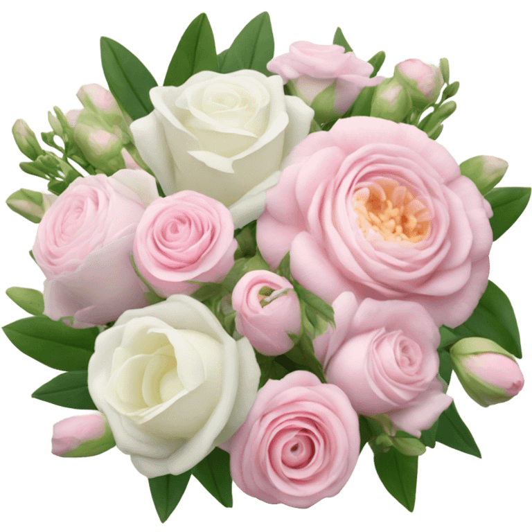 light pink flower bouquet  emoji