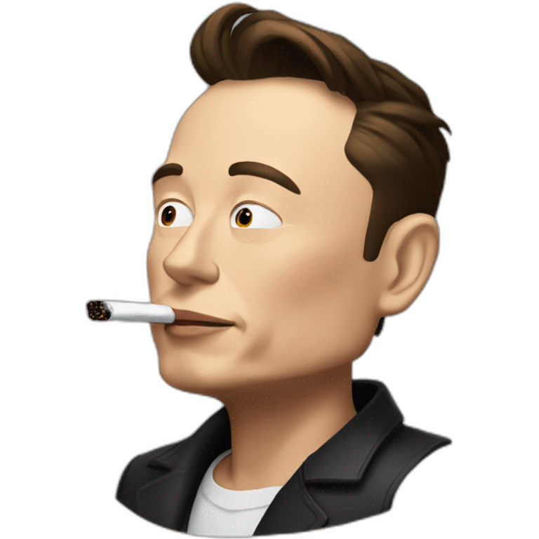 elon musk smoking emoji