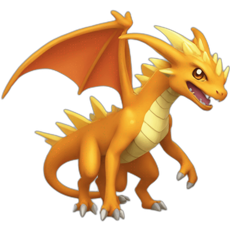 Dracofeu pokémon emoji